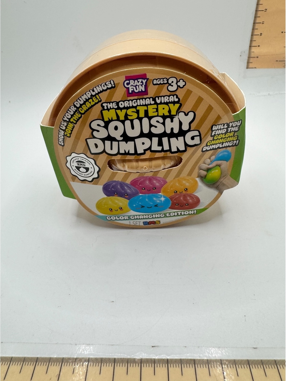 The Original Viral Mystery Squishy Dumpling Color Changing Edition - RMS sealed